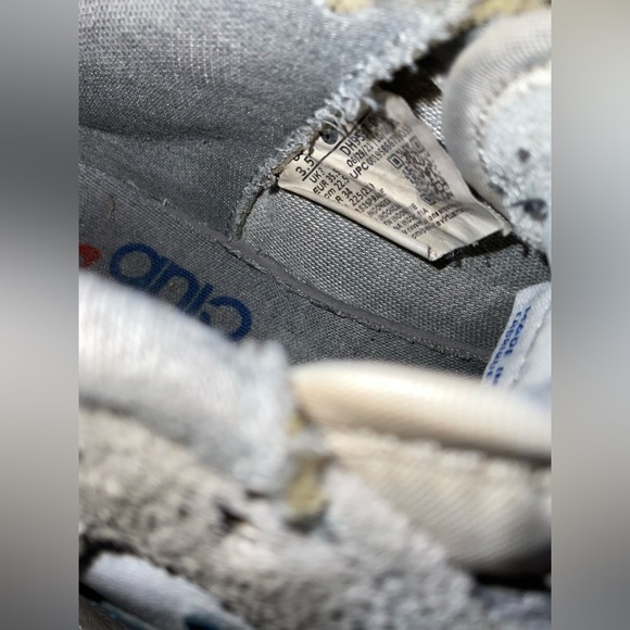 Nike Air Force 1 white and gray kid sneakers - Picture 2 of 6